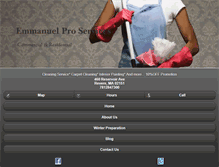 Tablet Screenshot of emmanuelproservices.com